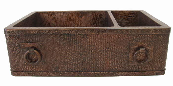 Double Bowl Medieval Farmhouse Kitchen sink CS-0177