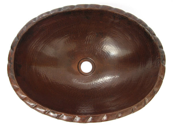 Oval Copper Bathroom Sink SUPER SALE