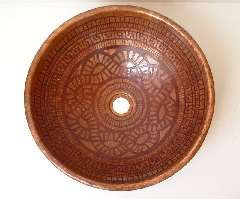 Copper Bathroom sink Model CS-0112