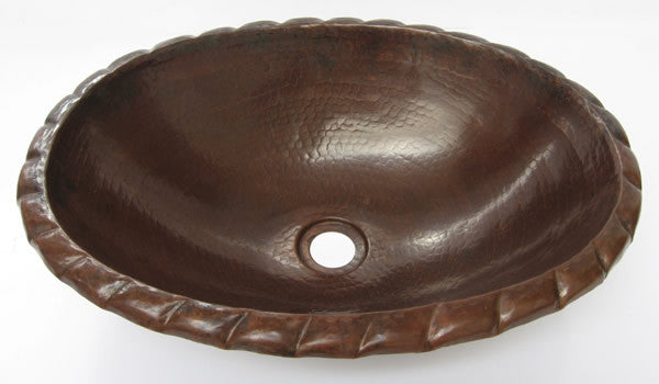 Oval Copper Bathroom Sink SUPER SALE