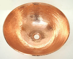 Vessel Shiny copper sink CS-0147