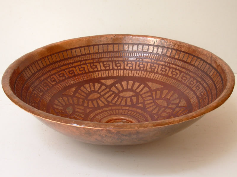 Copper Bathroom sink Model CS-0112