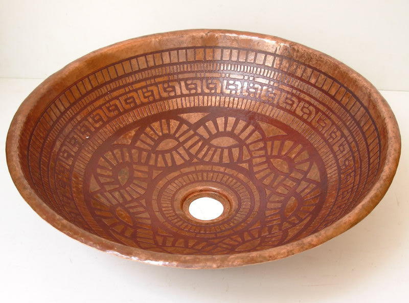 Copper Bathroom sink Model CS-0112