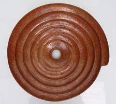 Original copper bathroom sink shell design #57