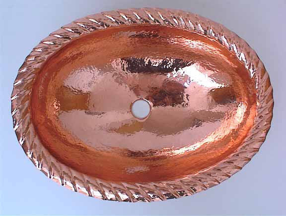 Oval Bathroom Sink - Shinny Finish Model CS0050
