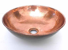 Copper Vessel Sinks w/ Old Green Patina