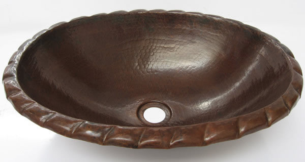 Oval Copper Bathroom Sink SUPER SALE
