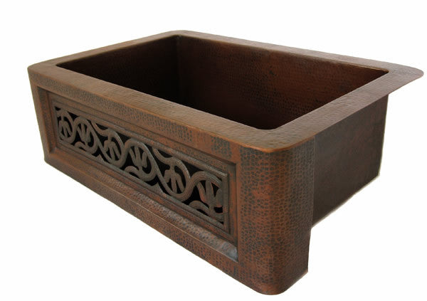 Farmhouse Kitchen sink with relief CS-0168