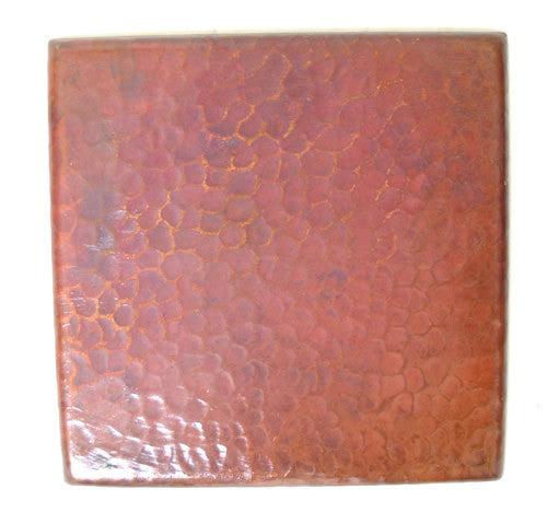 Hammered Copper tile Natural reddish color