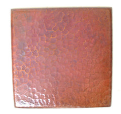 Hammered Copper tile Natural reddish color