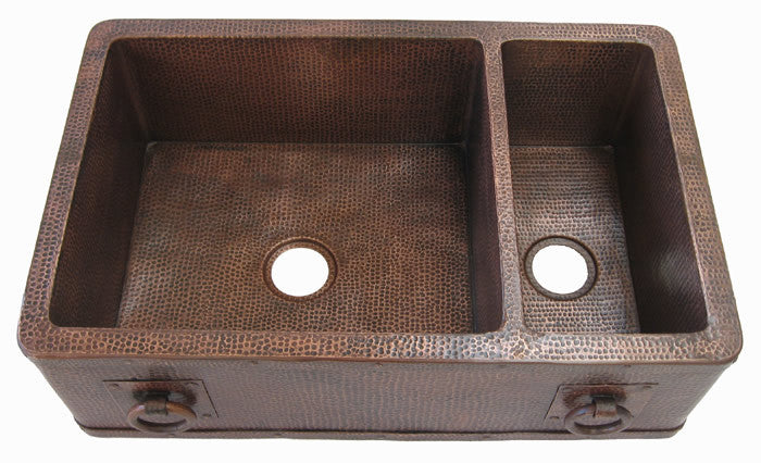 Double Bowl Medieval Farmhouse Kitchen sink CS-0177