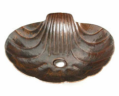 Vessel Copper sink shell shape Model CS-0137