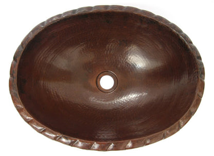 Oval Copper Bathroom Sink SUPER SALE