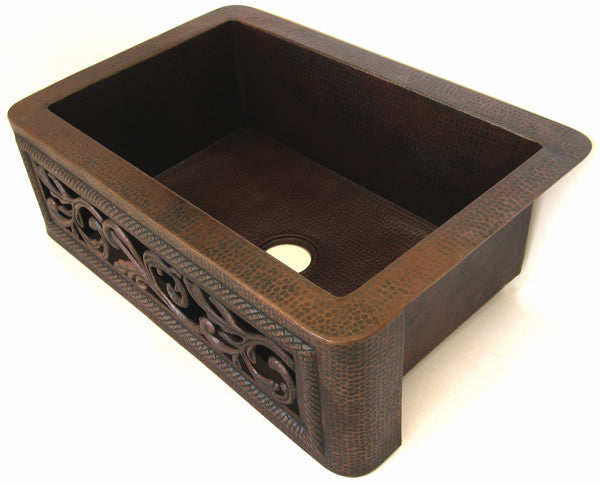 Farmhouse Kitchen sink with relief on the apron!