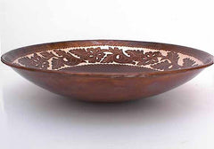 Above Counter Vessel Sinks w/ Floral Design