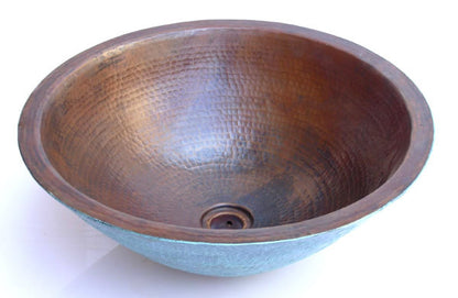 Double wall vessel sink engraved CS-0157