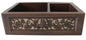 Double bowl copper kitchen sink Model CS-0181