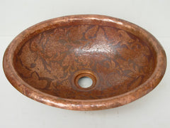 Above Counter Oval Vessel Sink