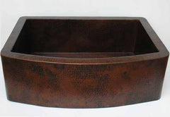 Farmhouse kitchen sink with round apron CS-0122