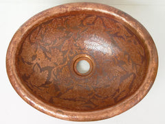 Above Counter Oval Vessel Sink