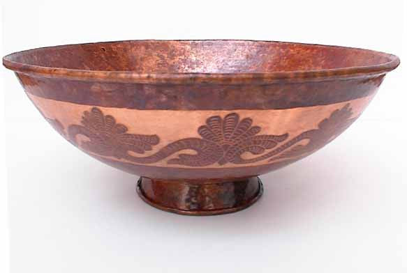 Above Counter Copper Vessel Sinks