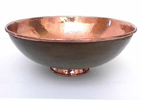 Copper Vessel Sinks w/ Old Green Patina CS-0006