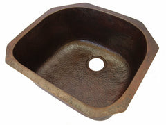 Single bowl Undermount art deco sink CS-0175