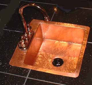 Hand Hammered Bar Sink