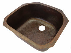 Single bowl Undermount art deco sink CS-0175