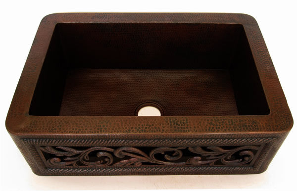 Farmhouse Kitchen sink with relief on the apron!