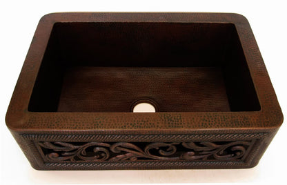 Farmhouse Kitchen sink with relief on the apron!