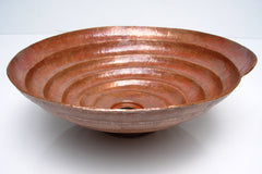 Original copper bathroom sink shell design #57