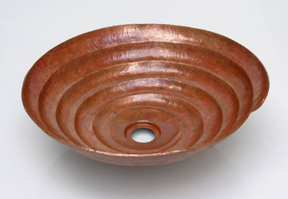 Original copper bathroom sink shell design #57