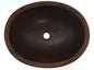 Oval Copper Bathroom Sinks