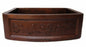 Farmhouse Copper kitchen sink Pinecones CS-0155