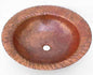 Copper Bathroom Sinks w/ Shell Design