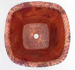 Copper Bar Sinks w/ Rope Design
