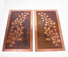 Copper Cabinet Panels