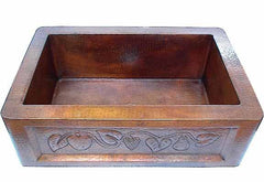 Copper Sink Basin w/ Fruit