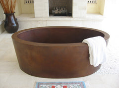 Copper Bathtub Double wall Japanese style