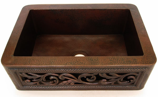 Farmhouse Kitchen sink with relief on the apron!