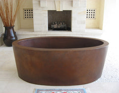 Copper Bathtub Double wall Japanese style