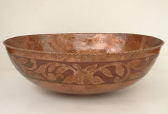 Vessel  Oval Copper Bathroom sink CS0015