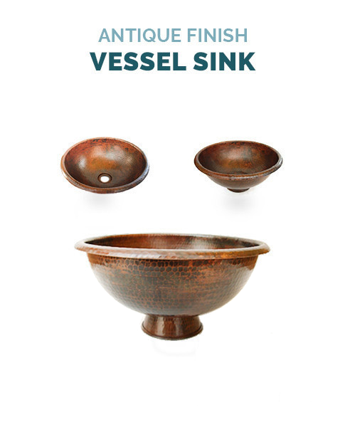Vessel Copper Bathroom Sink